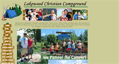 Desktop Screenshot of lakewoodchristiancampground.com